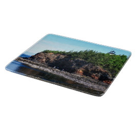 Tabla De Cortar Faro de cabeza de búho, placa de corte Maine