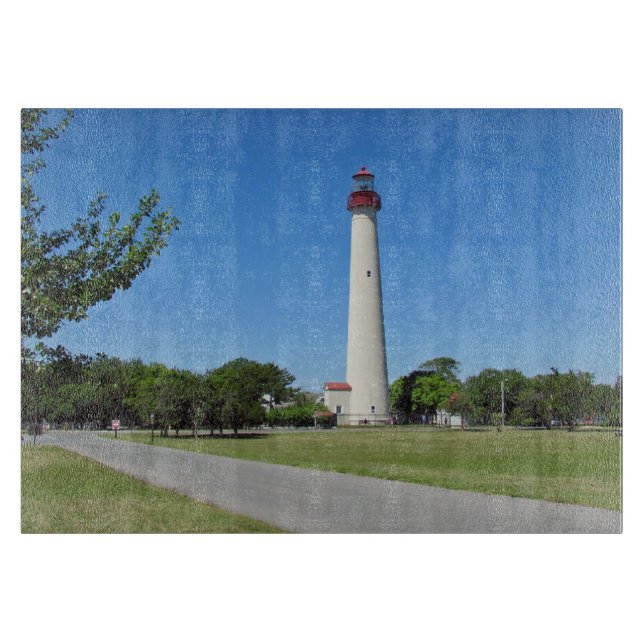 Tabla De Cortar Faro de Cape May (Anverso)