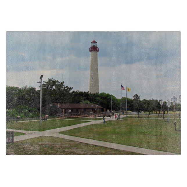 Tabla De Cortar Faro de Cape May (Anverso)