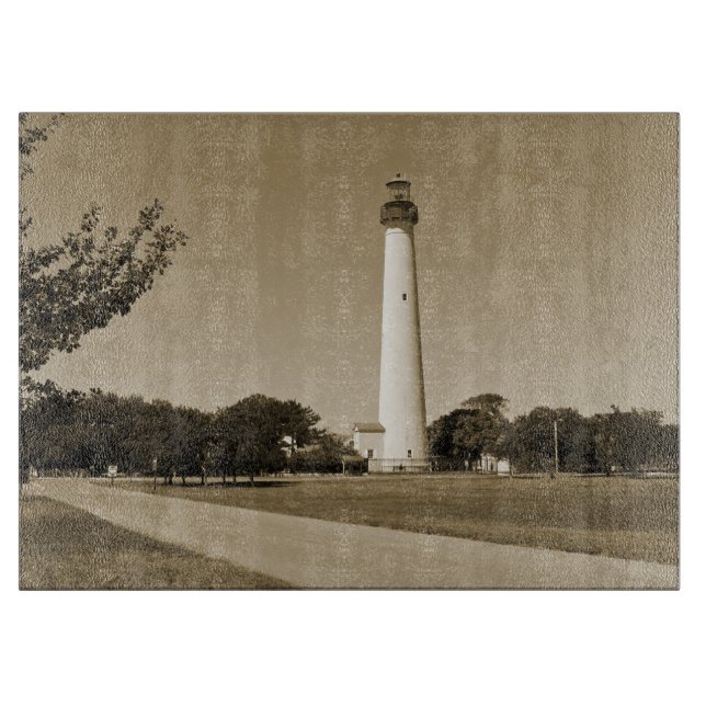 Tabla De Cortar Faro de Cape May (Anverso)