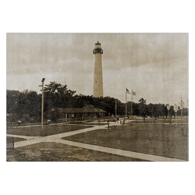 Tabla De Cortar Faro de Cape May (Anverso)