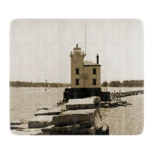 Tabla De Cortar Faro del Lago Erie