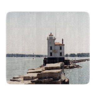 Tabla De Cortar Faro del Lago Erie