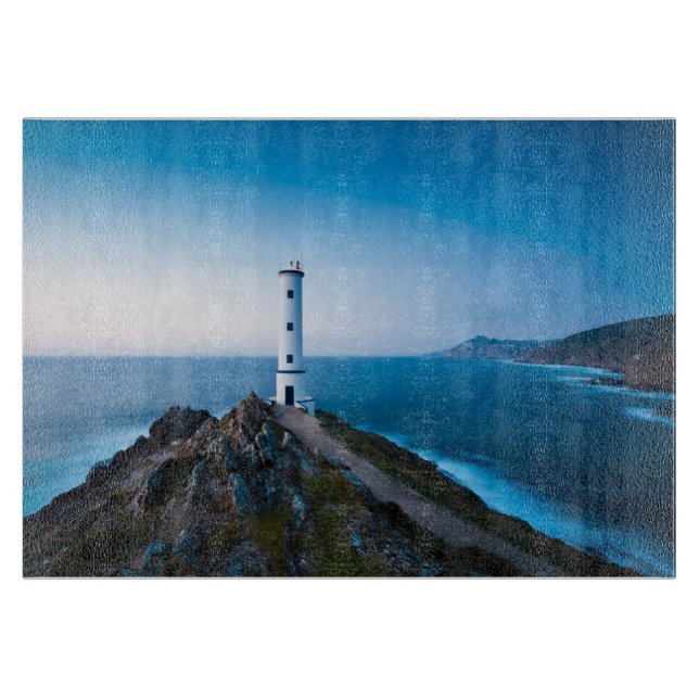 Tabla De Cortar Faros | Faro Hogar de Cabo Cangas España (Anverso)