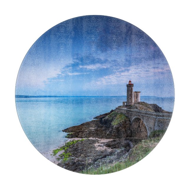 Tabla De Cortar Faros | Faro Plouzané Francia (Anverso)