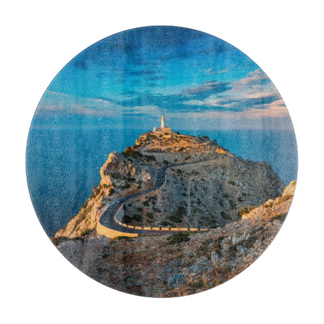 Tabla De Cortar Faros | Islas Baleares, España (Anverso)