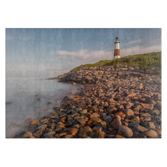 Tabla De Cortar Faros | Montauk Point Long Island (Anverso)