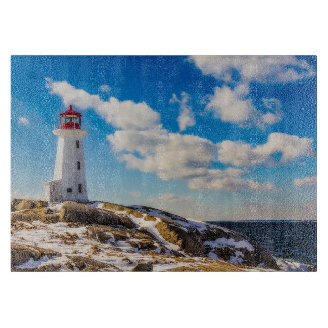 Tabla De Cortar Faros | Peggy's Cove Nova Scotia (Anverso)