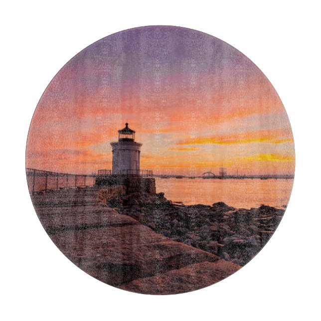 Tabla De Cortar Faros | South Portland, Maine (Anverso)