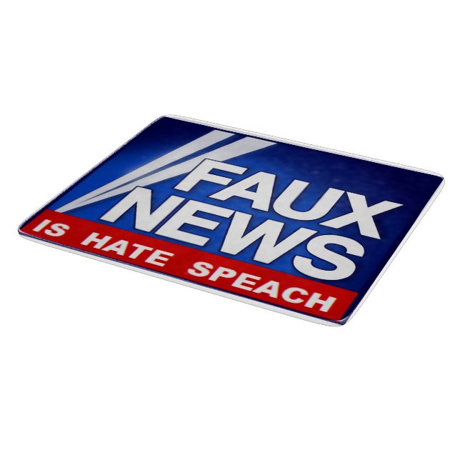 Tabla De Cortar Faux News (Borde)