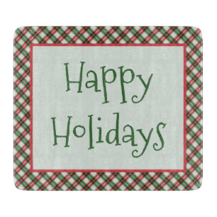 Tabla De Cortar Felices Fiestas País