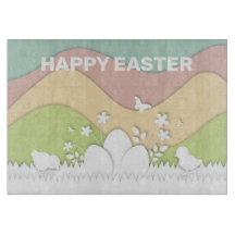 Felices pollitas de Pascua y colores pastel de hue