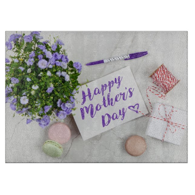 TABLA DE CORTAR FELIZ DÍA DE LA MADRE (Anverso)