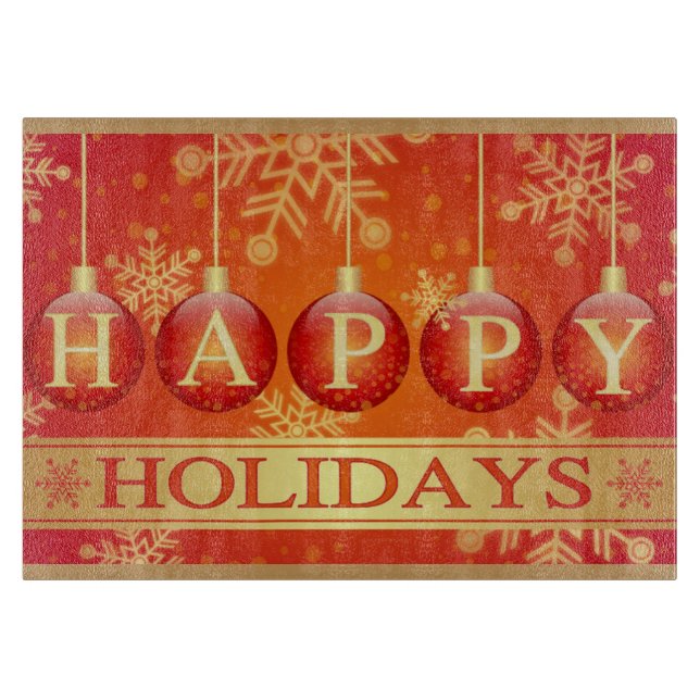 TABLA DE CORTAR FELIZ FESTIVIDAD (Anverso)
