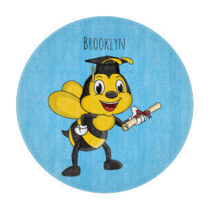 Tabla De Cortar Feliz graduación de abejas personalizados