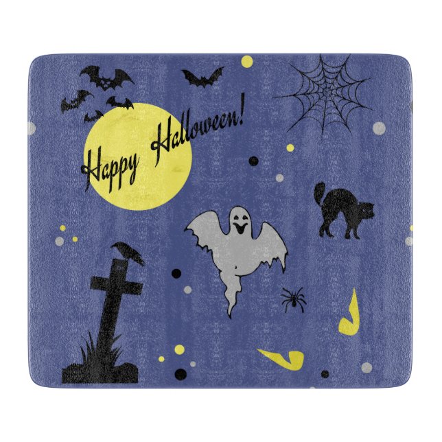 Tabla De Cortar Feliz Halloween (Anverso)
