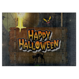Tabla De Cortar Feliz Halloween