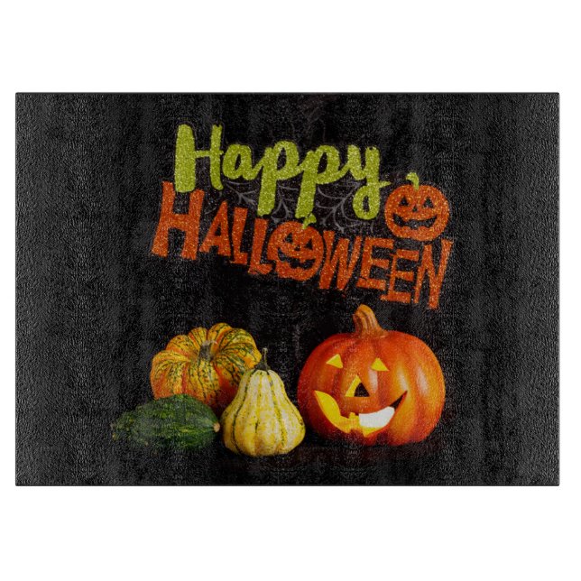 Tabla De Cortar Feliz Halloween (Anverso)