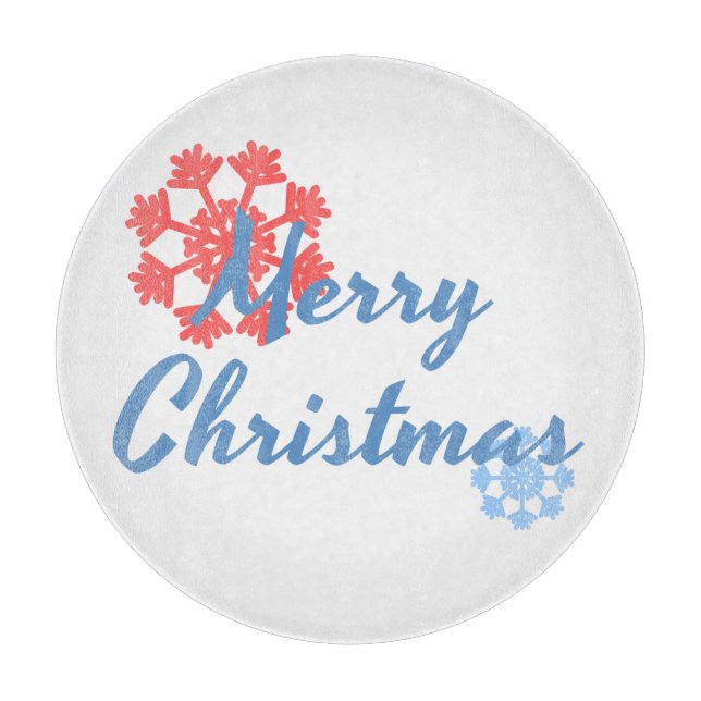 Tabla De Cortar Feliz Navidad (Anverso)