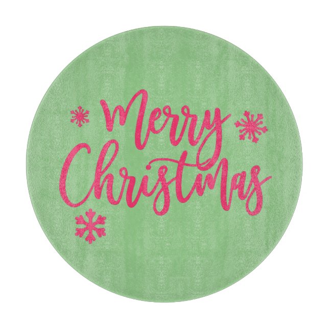 Tabla De Cortar Feliz Navidad (Anverso)