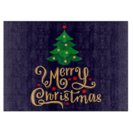 Tabla De Cortar Feliz Navidad árbol de Navidad