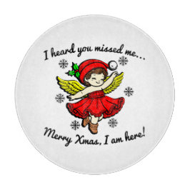 Tabla De Cortar Feliz Navidad estoy aquí