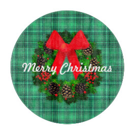 Tabla De Cortar Feliz Navidad Plantación de Navidad Festividad Ret