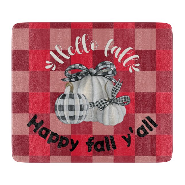 Tabla De Cortar Feliz otoño (Anverso)