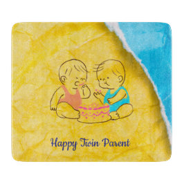 Tabla De Cortar Feliz padre gemelo