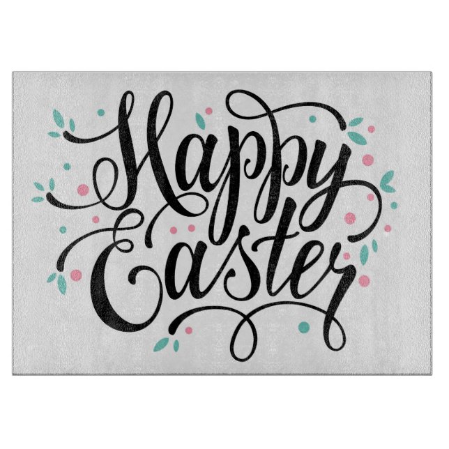 Tabla De Cortar Feliz Pascua (Anverso)