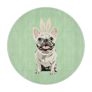 Tabla De Cortar Feliz Pascua, perro
