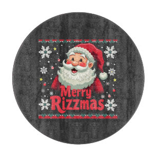 Tabla De Cortar Feliz Rizzmas Santa Rizz Divertido Rizzler de Navi
