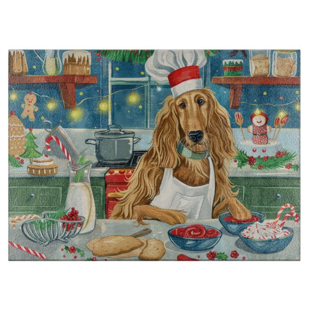 Tabla De Cortar Festividad en vacaciones en Afganistán: Navidades  (Anverso)