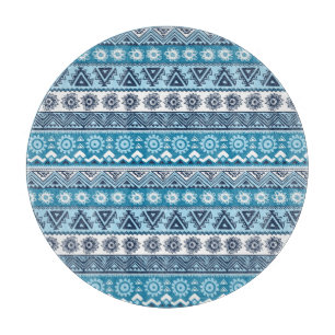 Tabla De Cortar Festividad tribal tradicional, floral