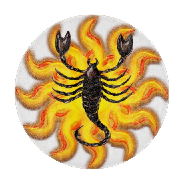 Tabla De Cortar Fiery Scorpio (Anverso)