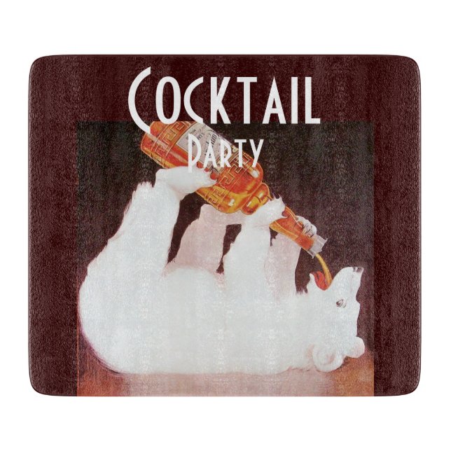 Tabla De Cortar FIesta de cóctel BEBIENDO POLAR BEER FLASK (Anverso)