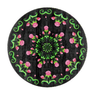 Tabla De Cortar Fiesta de Rosas