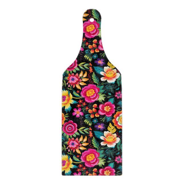 Tabla De Cortar Fiesta Floral Extravaganza (Anverso)