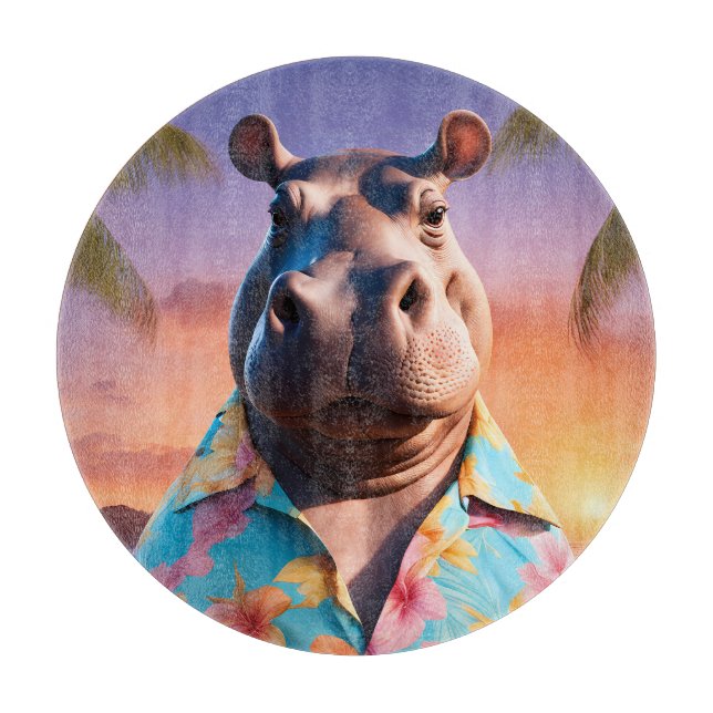 Tabla De Cortar Fiesta Hippotamus (Anverso)