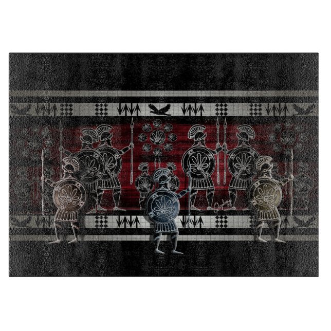 Tabla De Cortar Figura negra griega moderna (Anverso)