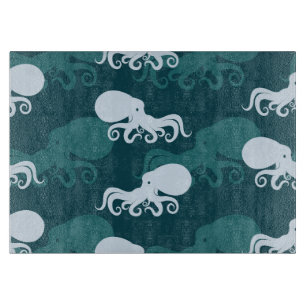 Tabla De Cortar Filas del modelo del pulpo