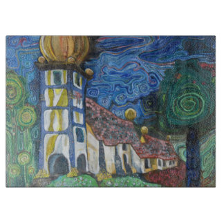 Tabla De Cortar Fine art inspired by Hundertwasser