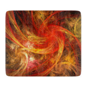 Tabla De Cortar Firestorm Nova Resumen Rectángulo de Arte