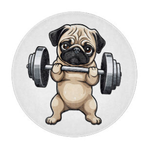 Tabla De Cortar Fitness Pug