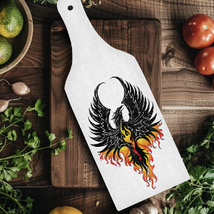 Tabla De Cortar Flamas tribales Phoenix Firebird