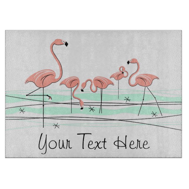 Tabla De Cortar Flamingo Ocean Group Textos (Anverso)