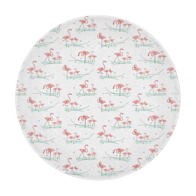 Tabla De Cortar Flamingo Ocean Multiboard round (Anverso)