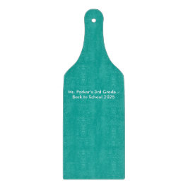 Tabla De Cortar Flat Teal Background – Back-to-School Texture