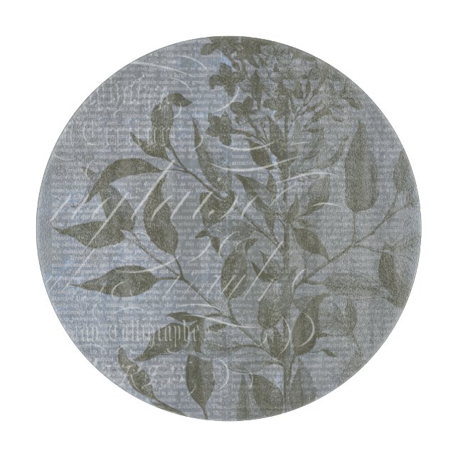 Tabla De Cortar Fleur de Bleu I (Anverso)