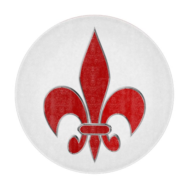 Tabla De Cortar Fleur de Lis (Anverso)
